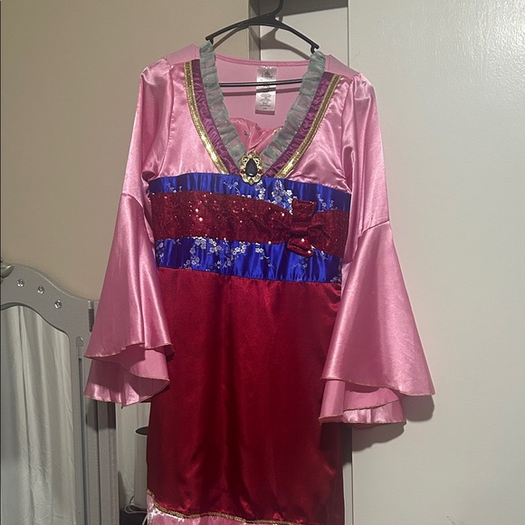 Disney Store Princess Mulan Costume Dress Sz 13 - Picture 1 of 3
